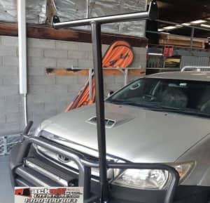 Front bull 2025 bar ladder rack