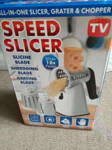 Brand new all in one slicer, grater and chopper