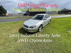 2003 Subaru Liberty 2.5i Auto sport AWD /🎁Rwc✔️Rego✔️Warranty✔️179000kms🏁 