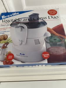 Breville Vegetable and Citrus Duo- brand new