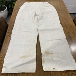 Kids-sized large white, Rip Curl Core ski pants