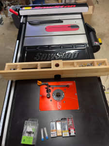 *FINAL OFFER*SAWSTOP Contractor Saw 36 T-Glide Rail with jigs and MORE