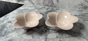 2 x lotus bowls from Jenggala (Bali, Indonesia)