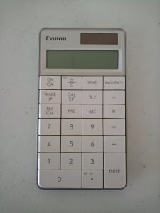Wireless smart keypad/calculator Canon