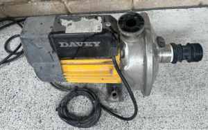 Davey reconditioned P45-05 pump and new rain bank attachment.
