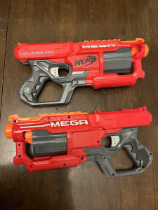 Nerf N-Strike Elite MEGA CycloneShock blaster x 2 