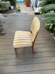 Mid century dining chairs x 5