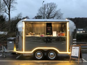 coffee food trailer cart van
