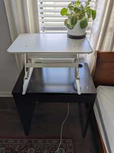 Desk with Stand Up Desk 