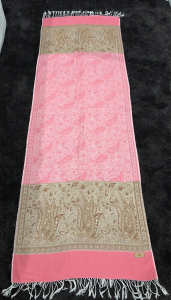 Pink pashma cashmere scarf New