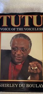 TuTu Voice Of The Voiceless By Shirley Du Boulay Hardcover Book *D4