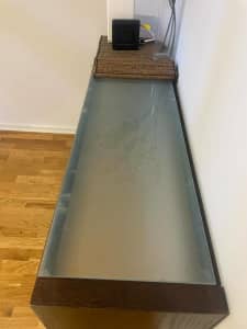Wood & Glass Entry / Hall Table