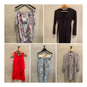 Gorgeous bundle of Maternity dresses and Jeans: includes 12 pieces