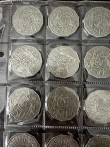 50 c coins 1974 to 1979