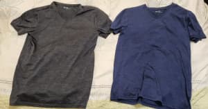 Size M, Active Mens Performance T-shirt, Blue OR Grey, Carlton pickup
