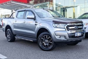 2016 Ford Ranger PX MkII XLT Double Cab Silver 6 Speed Sports Automatic Utility