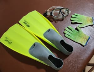 Flippers, Gloves and Goggles 