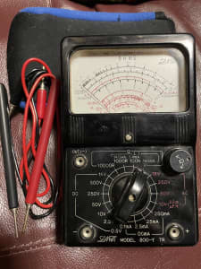 Vintage Sanwa Analogue Multimeter.