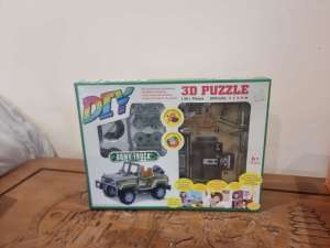 Jeep army truck 3 d puzzle