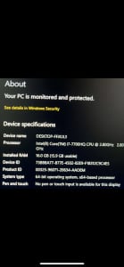 Alienware 17 R4 16GB RAM 17.3” IntelCore i7 1TB SSD