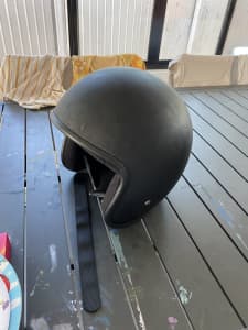 Motorcycle helmet. Open face size M