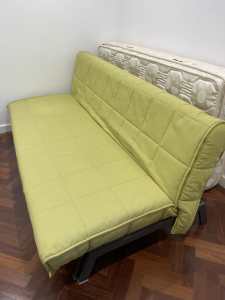 As New Ikea 3 Seat Sofa bed, Futon with removable and washable cover