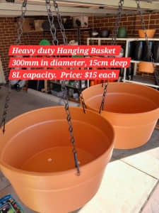 🪴🪴Hanging Basket heavy duty 8L strong and long lasting 