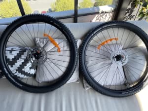 Brand new 29” bike rims and tyres.
