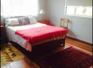 Light filled double room in share house with one other