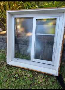 Aluminium sash window ready to install