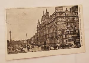 London and North Western Hotel Liverpool UK antique postcard