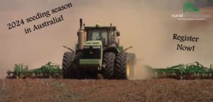 Seeding 2024 - register now for the Australia grain seeding season!