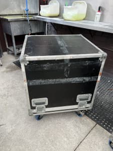 Hard Road Cases on wheels. Credit Card Payment Available
