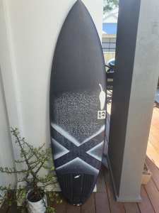 Chilli BV2 Quad Fin Surfboard Carbon