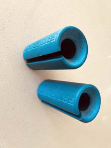 Barbell - rubber fat grips