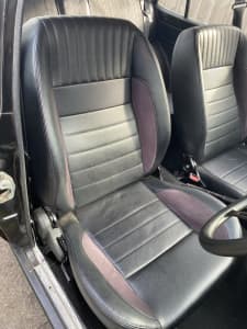 Datsun 1200 front and rear seats