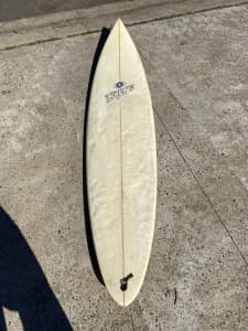 7’8 Byrne gun surfboard excellent condition