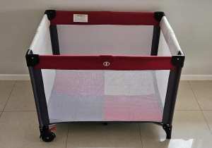 Portable Travel Cot with Mattress - Great Condition