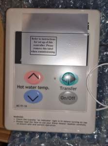 Rinnai MC91A1 water temperature remote control kits (x2)