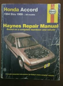Haynes Repair Manual for HONDA ACCORD