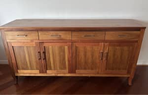 Solid Timber Sideboard Buffet Very Good Condition