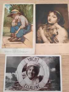 Vintage Postcards, Vintage Ephemera, Collectable or Craft Use