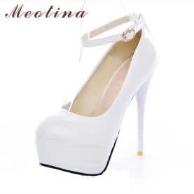 Brand New Meotina High Heels 1 x Black, 1 x White $20 each