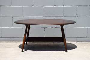 Oval Coffee Table by Ercol Furniture (Circa 1970s)
