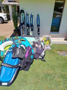 Water ski and wake board equipment