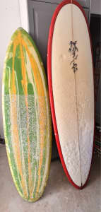 2 surfboards - suit learners