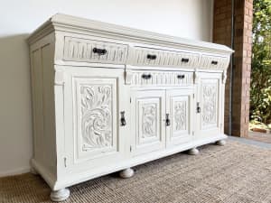 Farmhouse Style Cedar Timber Sideboard by Natural at Home
