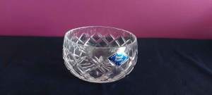 Crystal bowl by Royal Brierley. 11cms diameter. As new