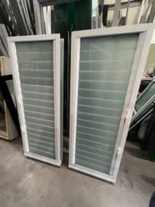 Aluminium Louver windows: Custom made.Located in wetherill park