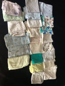 Baby swaddle wraps and muslins